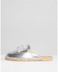 Серебряные сабо от Asos