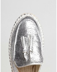 Серебряные сабо от Asos