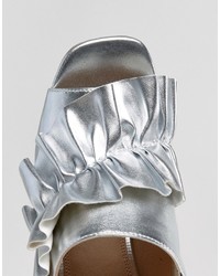 Серебряные сабо от Asos