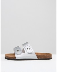 Мужские серебряные сандалии от Brave Soul