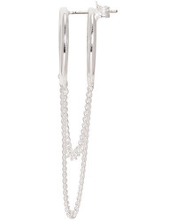 Серебряные серьги от Maison Margiela