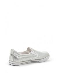 Женские серебряные слипоны от Marco Tozzi