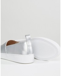 Женские серебряные слипоны от London Rebel