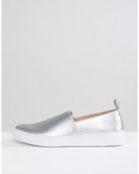Женские серебряные слипоны от London Rebel