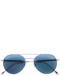 Серебряные солнцезащитные очки из бисера
