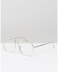 Женские серебряные солнцезащитные очки от Asos