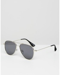 Мужские серебряные солнцезащитные очки от Asos