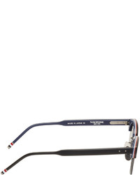 Мужские серебряные солнцезащитные очки от Thom Browne