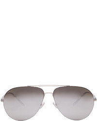 Мужские серебряные солнцезащитные очки от Christian Dior