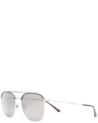 Мужские серебряные солнцезащитные очки от Giorgio Armani