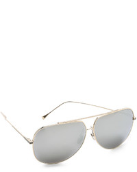 Женские серебряные солнцезащитные очки от Dita