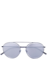 Женские серебряные солнцезащитные очки от Giorgio Armani