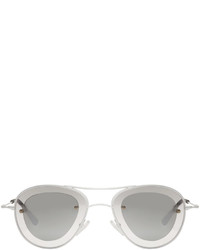 Мужские серебряные солнцезащитные очки от Haal