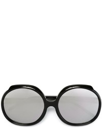 Женские серебряные солнцезащитные очки от Linda Farrow