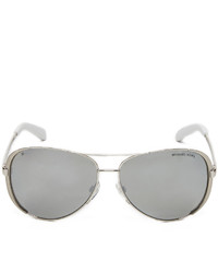 Женские серебряные солнцезащитные очки от Michael Kors