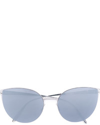 Женские серебряные солнцезащитные очки от Mykita