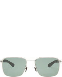 Мужские серебряные солнцезащитные очки от Mykita