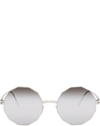 Мужские серебряные солнцезащитные очки от Mykita
