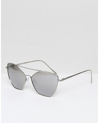 Женские серебряные солнцезащитные очки от PrettyLittleThing