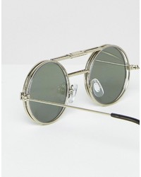 Мужские серебряные солнцезащитные очки от Spitfire