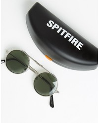 Мужские серебряные солнцезащитные очки от Spitfire