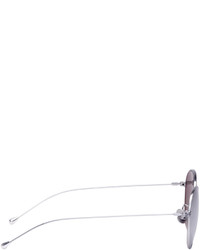 Мужские серебряные солнцезащитные очки от Ann Demeulemeester