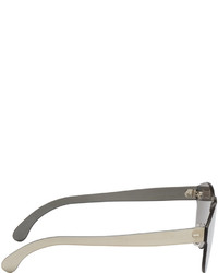 Мужские серебряные солнцезащитные очки от Super