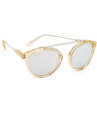 Женские серебряные солнцезащитные очки от Westward Leaning