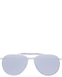 Мужские серебряные солнцезащитные очки