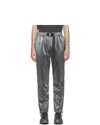 Мужские серебряные спортивные штаны от C2h4