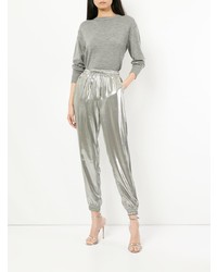 Женские серебряные спортивные штаны от Ralph Lauren Collection