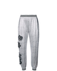 Женские серебряные спортивные штаны от Patbo