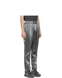 Мужские серебряные спортивные штаны от C2h4