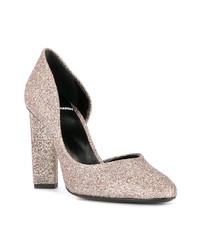 Серебряные туфли с пайетками от Pierre Hardy