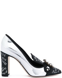 Серебряные туфли от Dolce & Gabbana