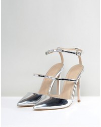 Серебряные туфли от Asos