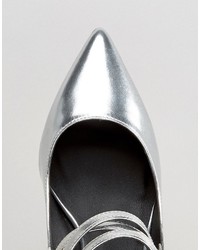 Серебряные туфли от Asos