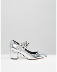 Серебряные туфли от Asos