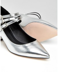 Серебряные туфли от Asos