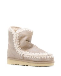 Серебряные угги от Mou