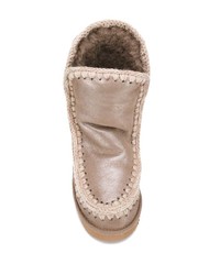 Серебряные угги от Mou