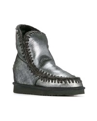 Серебряные угги от Mou