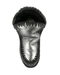 Серебряные угги от Mou