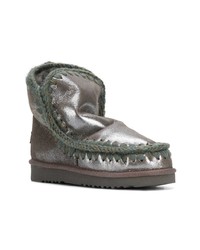 Серебряные угги от Mou