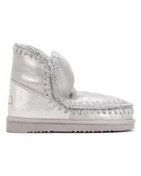 Серебряные угги от Mou