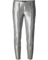 Серебряные узкие брюки от Peachoo+Krejberg