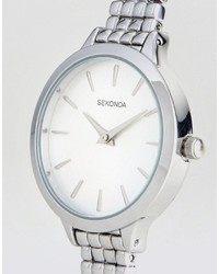 Мужские серебряные часы от Sekonda