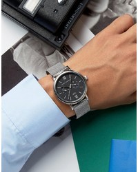 Мужские серебряные часы от French Connection