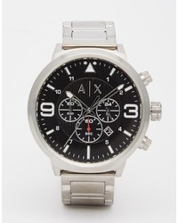 Мужские серебряные часы от Armani Exchange