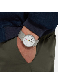 Мужские серебряные часы от Braun